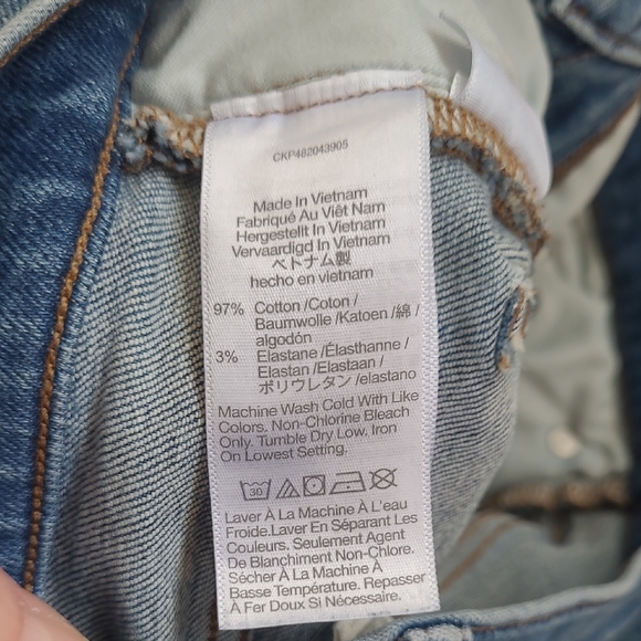 Madewell Mid Rise Kick Out Jeans Women's sz 26 Denim Crop/Ankle Jeans - Picture 8 of 12